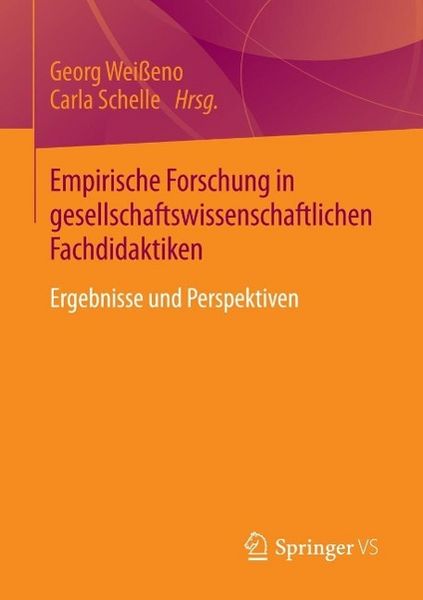 Produktbild: Empirische Forschung in gesellschaftswissenschaftlichen Fachdidaktiken