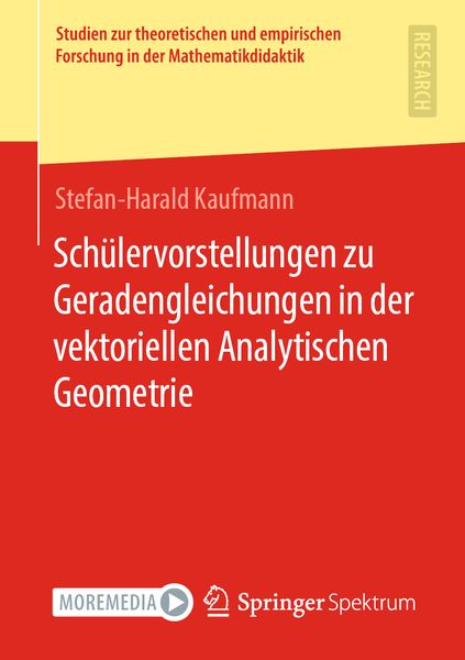 Produktbild: Sch&uuml;lervorstellungen zu Geradengleichungen in der vektoriellen Analytischen Geometrie