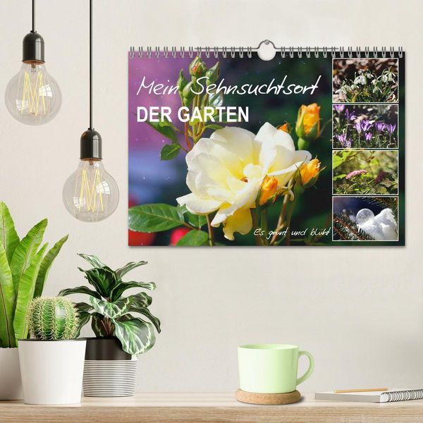 Produktbild: Mein Sehnsuchtsort, der Garten (Wandkalender 2026 DIN A4 quer), CALVENDO Monatskalender