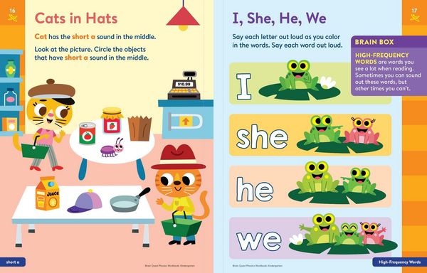 Produktbild: Brain Quest Phonics Workbook: Kindergarten