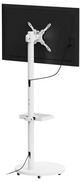 Produktbild: Reflecta TV Stand 43P-2020T wei&szlig; TV-Standfu&szlig; 43,2 cm (17") - 109,2 cm (43") Neigbar, Schwenkbar, Rotierbar, H&ouml;henverstellbar Ger&auml;teablage
