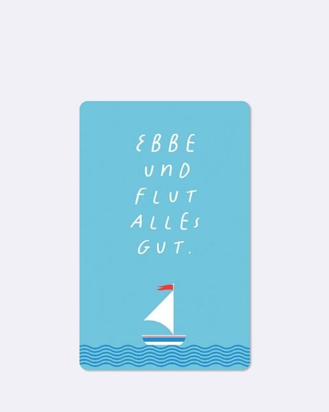 Produktbild: Lunacard Postkarte *Ebbe und Flut