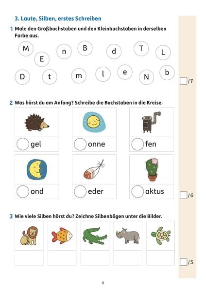 Produktbild: &Uuml;bungsheft mit Tests in Deutsch 1. Klasse