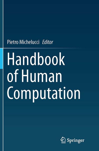 Produktbild: Handbook of Human Computation