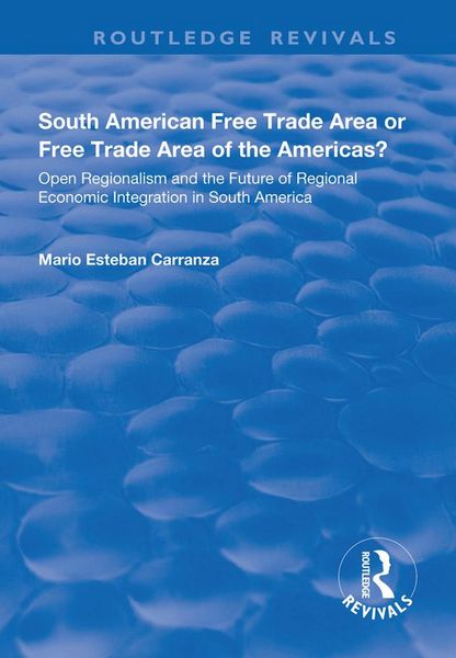 Produktbild: South American Free Trade Area or Free Trade Area of the Americas?