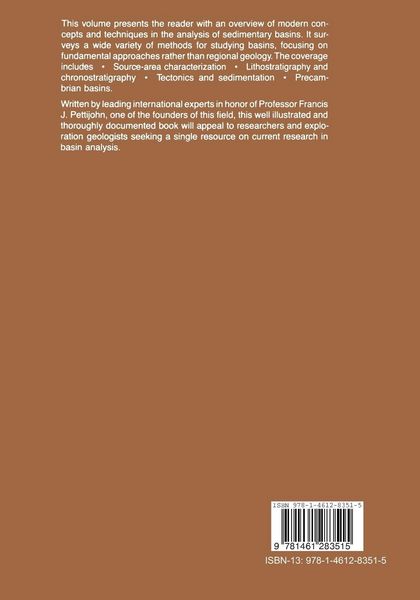 Produktbild: New Perspectives in Basin Analysis