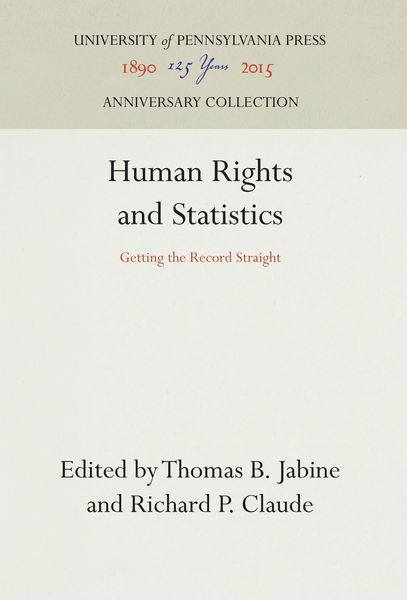 Produktbild: Human Rights and Statistics