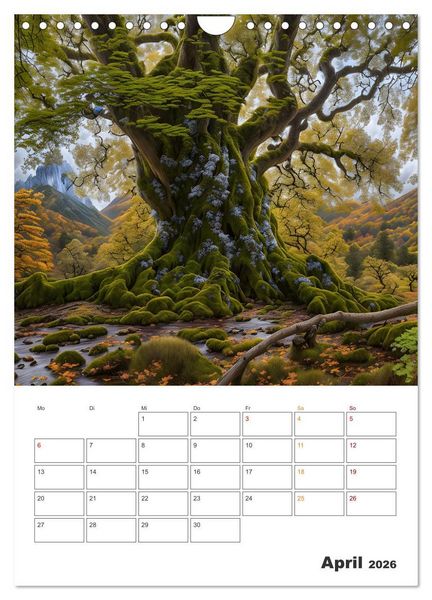 Produktbild: M&auml;rchenhafte B&auml;ume (Wandkalender 2026 DIN A4 hoch), CALVENDO Monatskalender
