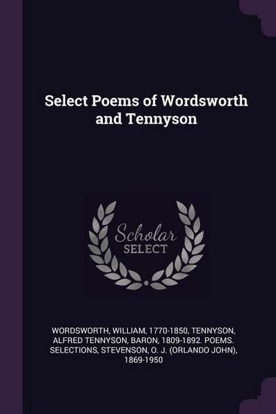 Produktbild: Select Poems of Wordsworth and Tennyson