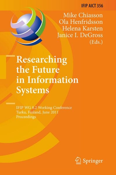 Produktbild: Researching the Future in Information Systems