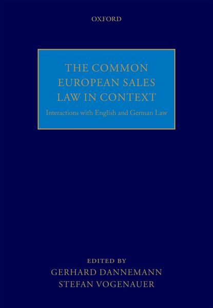 Produktbild: The Common European Sales Law in Context