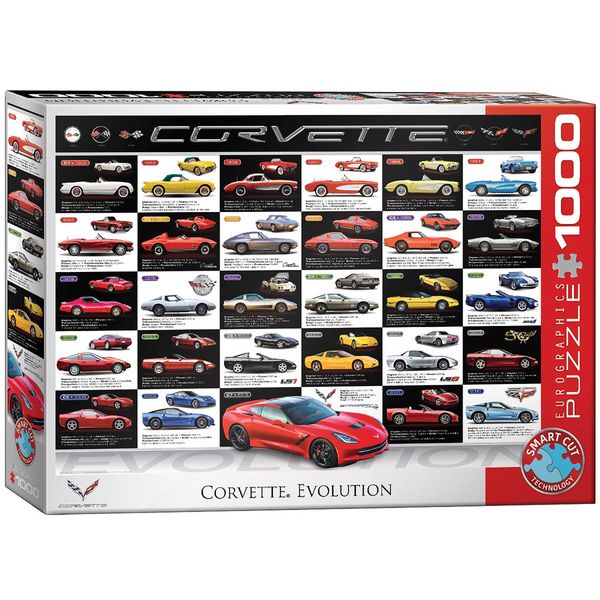 Puzzle 1000 Teile - Corvette Evolution