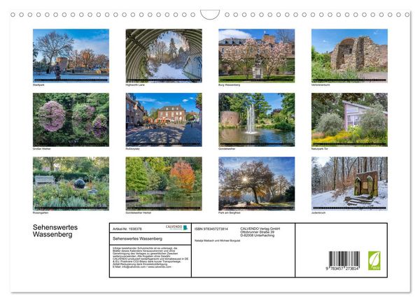 Produktbild: Sehenswertes Wassenberg (Wandkalender 2026 DIN A3 quer), CALVENDO Monatskalender