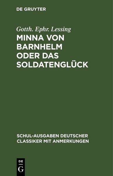 Produktbild: Minna von Barnhelm oder das Soldatengl&uuml;ck