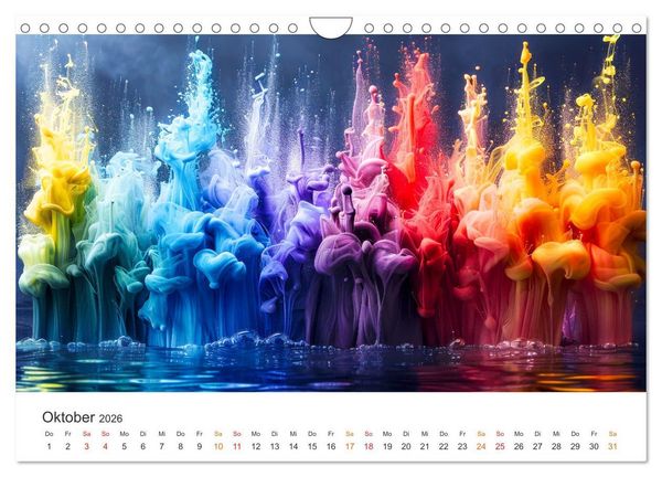 Produktbild: Farben des Moments (Wandkalender 2026 DIN A4 quer), CALVENDO Monatskalender