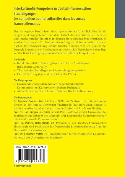 Produktbild: Interkulturelle Kompetenz in deutsch-franz&ouml;sischen Studieng&auml;ngen