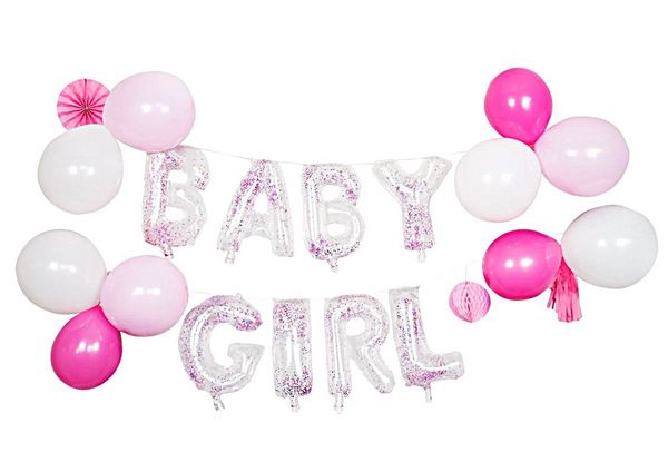 Produktbild: Girlande Baby Girl mit Zubeh&ouml;r