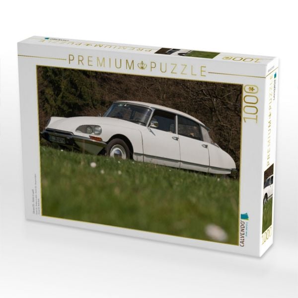 Produktbild: CALVENDO Puzzle Citro&euml;n DS - G&ouml;ttin in wei&szlig; | 1000 Teile Lege-Gr&ouml;&szlig;e 64x48cm Foto-Puzzle f&uuml;r gl&uuml;ckliche Stunden