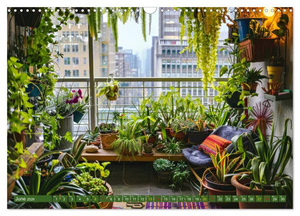 Produktbild: Nature Feeling - Urban Jungle (Wall Calendar 2026 DIN A3 landscape), CALVENDO 12 Month Wall Calendar