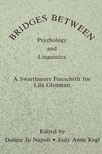 Produktbild: Bridges Between Psychology and Linguistics