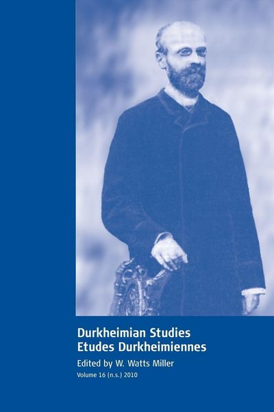 Produktbild: Durkheimian Studies/Etudes Durkheimiennes