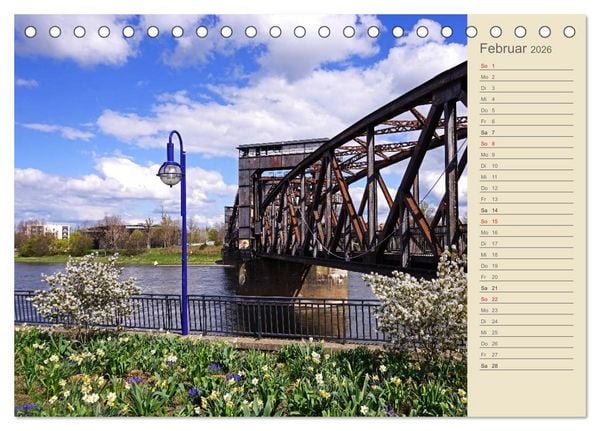 Produktbild: Magdeburg an der Elbe 2026 (Tischkalender 2026 DIN A5 quer), CALVENDO Monatskalender