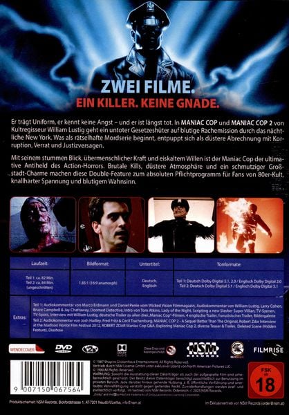 Produktbild: Maniac Cop 1 & 2 (uncut) [2 DVDs]