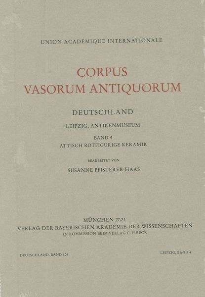 Produktbild: Corpus Vasorum Antiquorum Deutschland Bd. 108: Leipzig Band 4