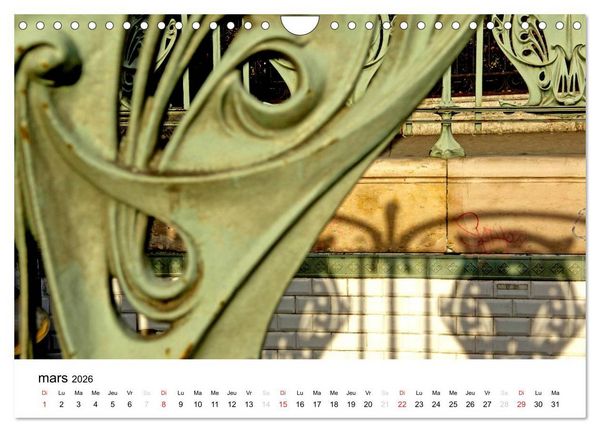 Produktbild: Paris M&eacute;tropolitain (Calendrier mural 2026 DIN A4 vertical), CALVENDO calendrier mensuel
