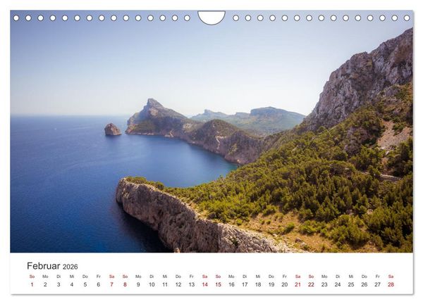 Produktbild: Spanien - Ein wundervolles Land mit viel Sonnenschein. (Wandkalender 2026 DIN A4 quer), CALVENDO Monatskalender
