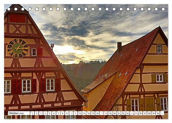 Produktbild: Altensteig (Tischkalender 2026 DIN A5 quer), CALVENDO Monatskalender
