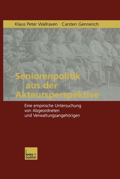 Produktbild: Seniorenpolitik aus der Akteursperspektive