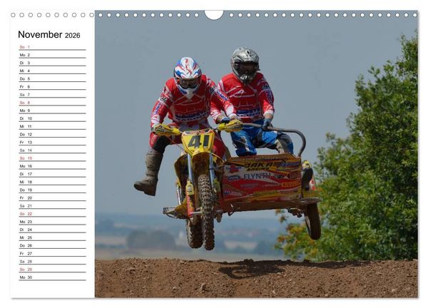 Produktbild: Motocross - Terminplaner (Wandkalender 2026 DIN A3 quer), CALVENDO Monatskalender