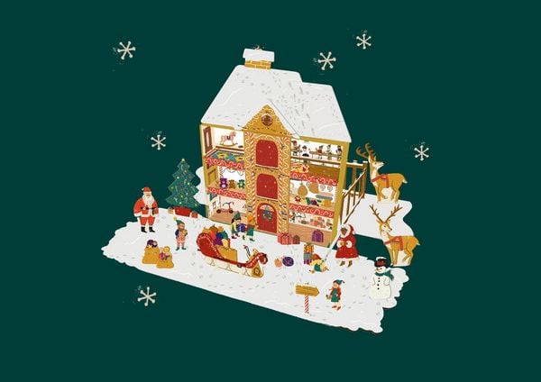 Produktbild: Das XXL-Set &ndash; Das Haus des Weihnachtsmanns