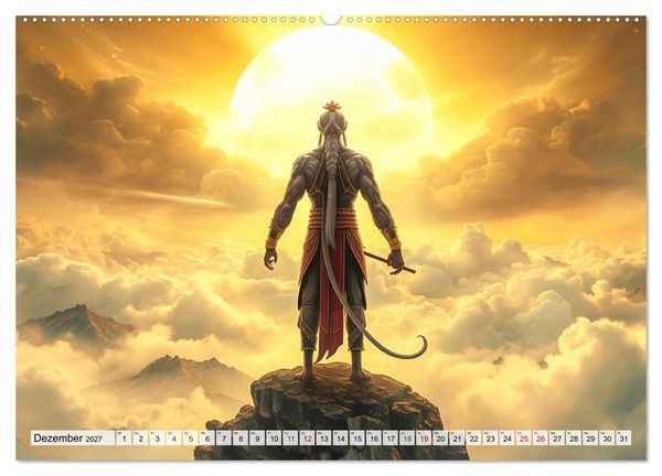 Produktbild: Sun Wukong - Die Reise des Affenk&ouml;nigs (Wandkalender 2027 DIN A2 quer), CALVENDO Monatskalender