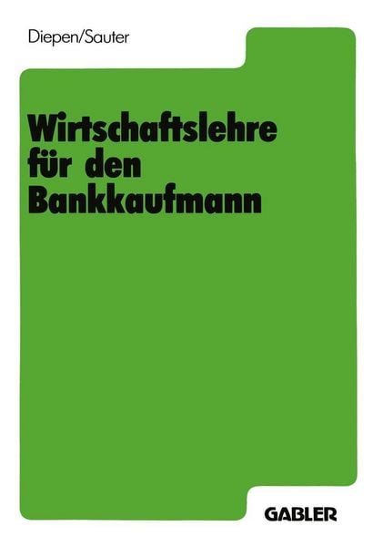 Produktbild: Wirtschaftslehre f&uuml;r den Bankkaufmann