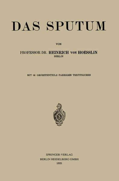 Produktbild: Das Sputum