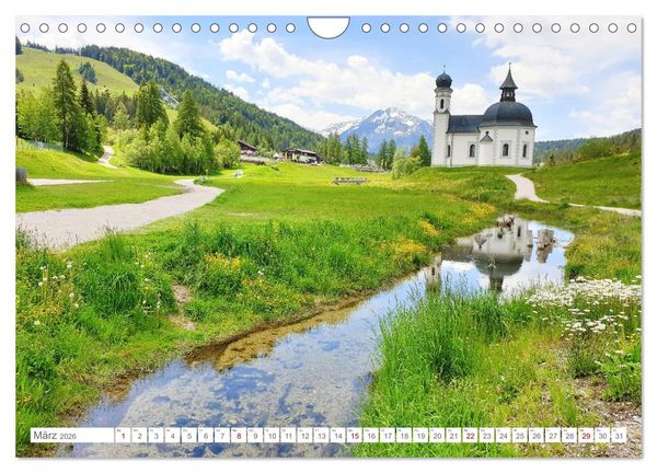 Produktbild: Malerisches Seefeld in Tirol (Wandkalender 2026 DIN A4 quer), CALVENDO Monatskalender