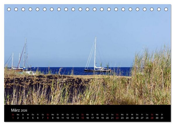 Produktbild: Kalabrien: Wo die Sonne Urlaub macht (Tischkalender 2026 DIN A5 quer), CALVENDO Monatskalender