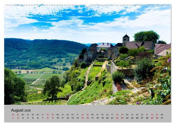 Produktbild: Zauberhaftes Franche Comt&eacute; (hochwertiger Premium Wandkalender 2026 DIN A2 quer), Kunstdruck in Hochglanz