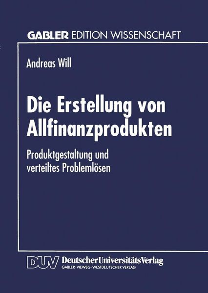 Produktbild: Die Erstellung von Allfinanzprodukten