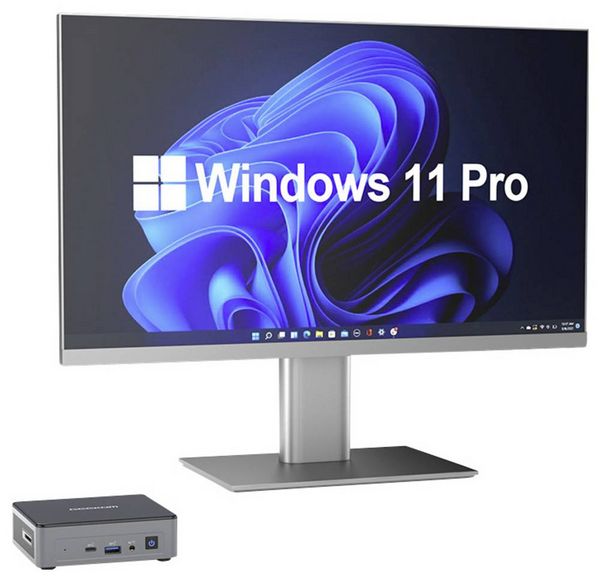 Produktbild: GEEKOM Mini PC Air12 2026 Edition Intel&reg; Pentium&reg; Gold 7505 3.5 GHz 8 GB RAM 512 GB SSD Intel UHD Graphics Win 11 Pro Mini Air12-PT7505-1