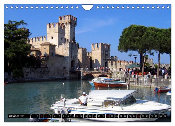 Produktbild: Romantisches Fernweh - Gardasee (Wandkalender 2026 DIN A4 quer), CALVENDO Monatskalender