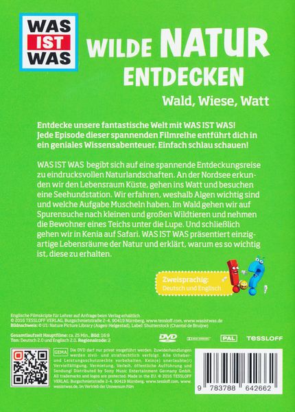 Produktbild: WAS IST WAS DVD Wilde Natur entdecken. Wald, Wiese, Watt