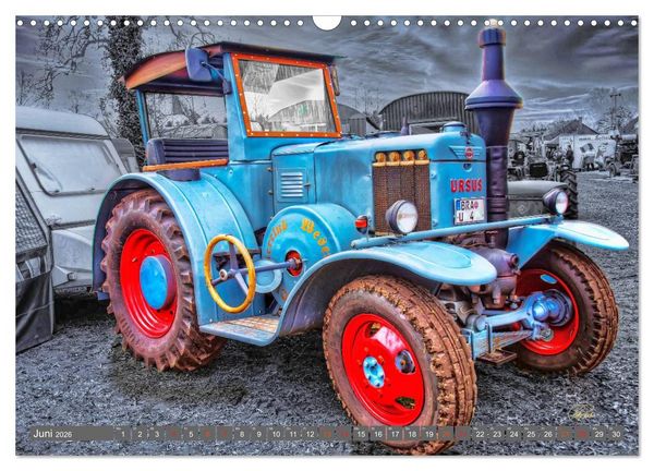 Produktbild: Traktoren - Oldtimer (Wandkalender 2026 DIN A3 quer), CALVENDO Monatskalender