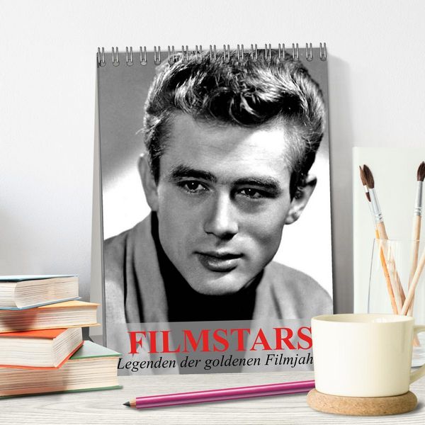 Produktbild: Filmstars - Legenden der goldenen Filmjahre (Tischkalender 2026 DIN A5 hoch), CALVENDO Monatskalender