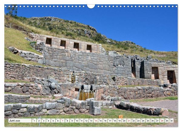 Produktbild: Inkabauten in PERU, Bauwerke eines gro&szlig;en Reiches (Wandkalender 2026 DIN A3 quer), CALVENDO Monatskalender