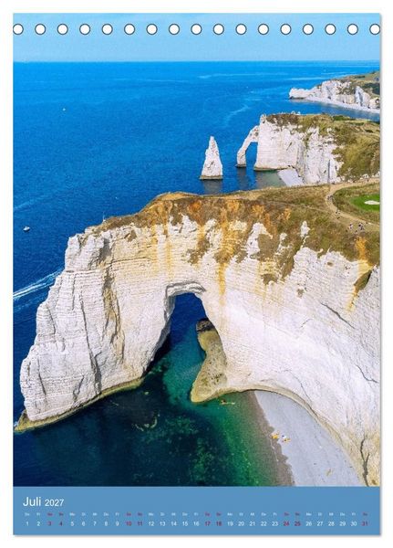 Produktbild: Facetten der Normandie. Zwischen Kreidefelsen und Fachwerk (Tischkalender 2027 DIN A5 hoch), CALVENDO Monatskalender