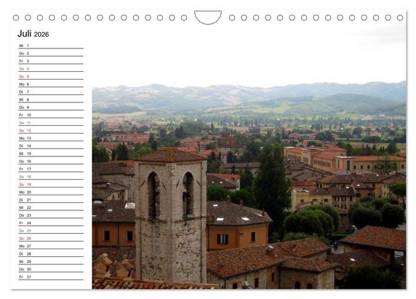 Produktbild: Franziskusweg - Camino di Assisi (Wandkalender 2026 DIN A4 quer), CALVENDO Monatskalender