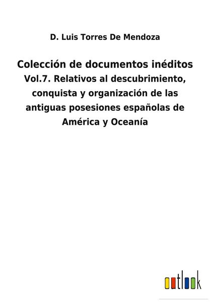 Produktbild: Colecci&oacute;n de documentos in&eacute;ditos